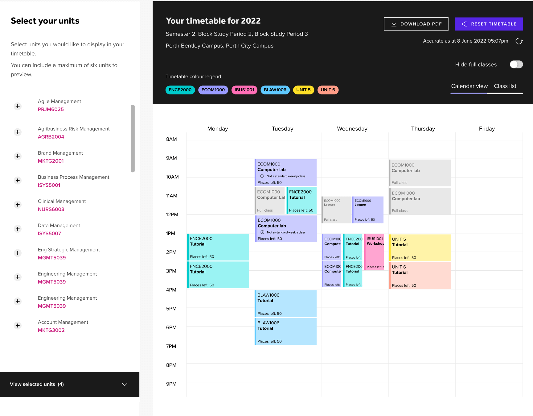 Timetable Planner-preview